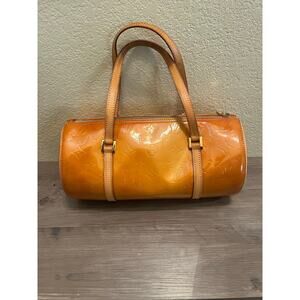 Louis Vuitton Vernis Papillon 30 Barrel Bag – Caramel / Bronze